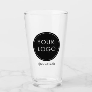 Your Logo Here Business Company Corporate Pint Glass