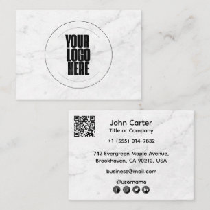 Your Logo Here Custom Business Card