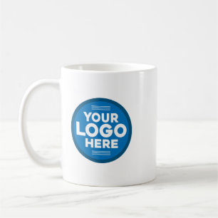 Your logo here Custom Business Logo Branded Coffee Mug