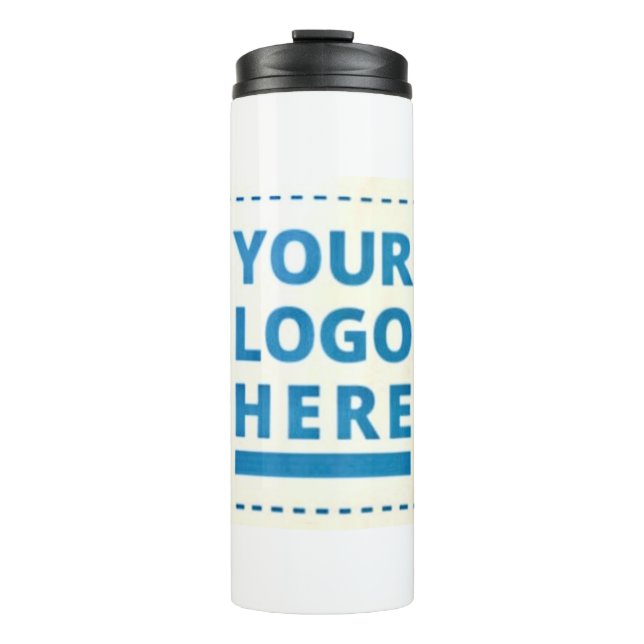 Your Logo Here Custom cute fun designs Thermal Tumbler (Front)