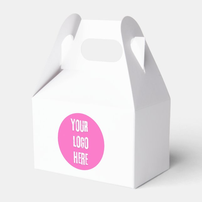 Your Logo Here Custom Favour Boxes (Front Side)