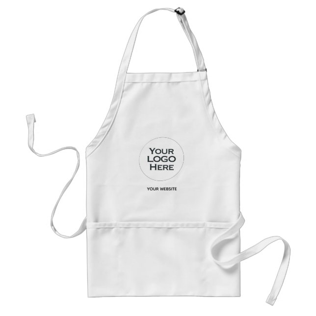 Your Logo Here - Custom Logo Business brand Standard Apron (Front)
