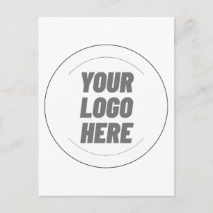 Your Logo here custom Postcards