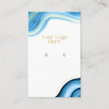 Your Logo Here Earring Display Cards