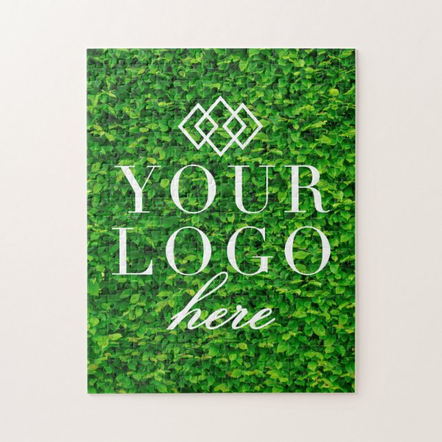 Your Logo Here Greenery | Custom Jigsaw Puzzle (Vertical)