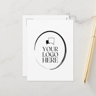 Your Logo Here Holiday Postcard
