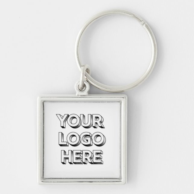 Your Logo Here Keychain (Front)
