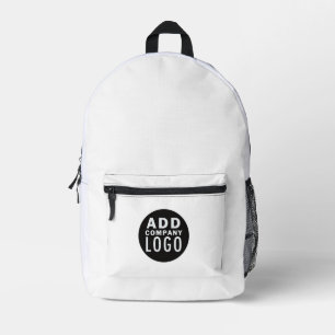 Your Logo Here   Minimalist Custom Printed Backpack