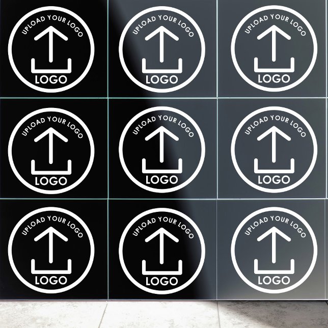 Your Logo Here Minimalist Professional Black Tile (Your Logo Here Minimalist Professional Black Ceramic Tile)