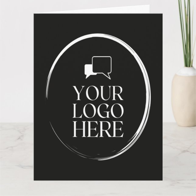 Your Logo Here Modern  Card (Front)