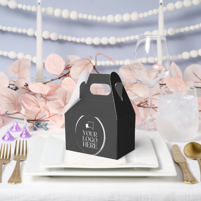 Your Logo Here Modern Favor Box (Wedding)