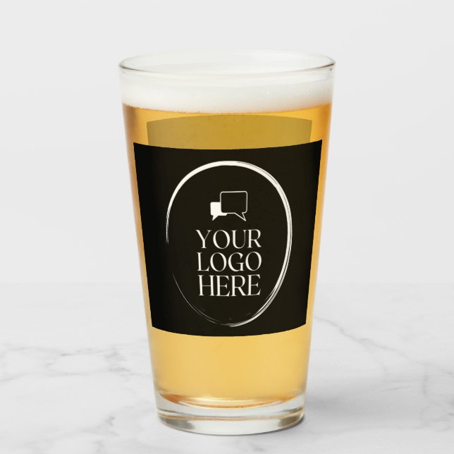 Your Logo Here Modern Glass (Front Filled)