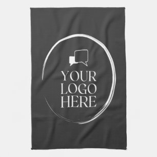 Your Logo Here Modern Kitchen Towel