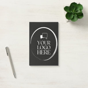 Your Logo Here Modern Post-it Notes