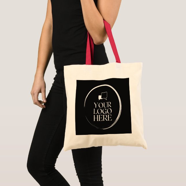 Your Logo Here Modern Tote Bag (Front (Product))