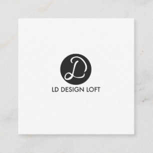 Your Logo Here, simple, Customizable business card