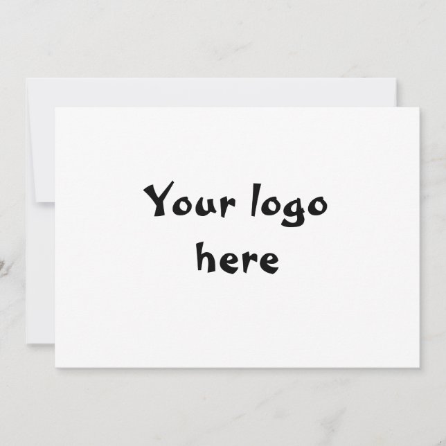 your logo here simple minimal  classic  sign (Front)