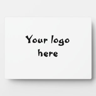 your logo here simple minimal classic sign plaque