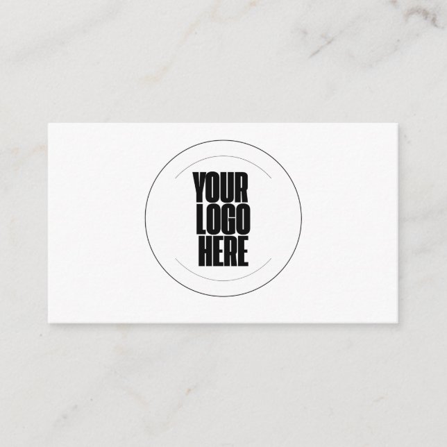 Your Logo Here Tableware > Paper Cups Enclosure Card (Front)