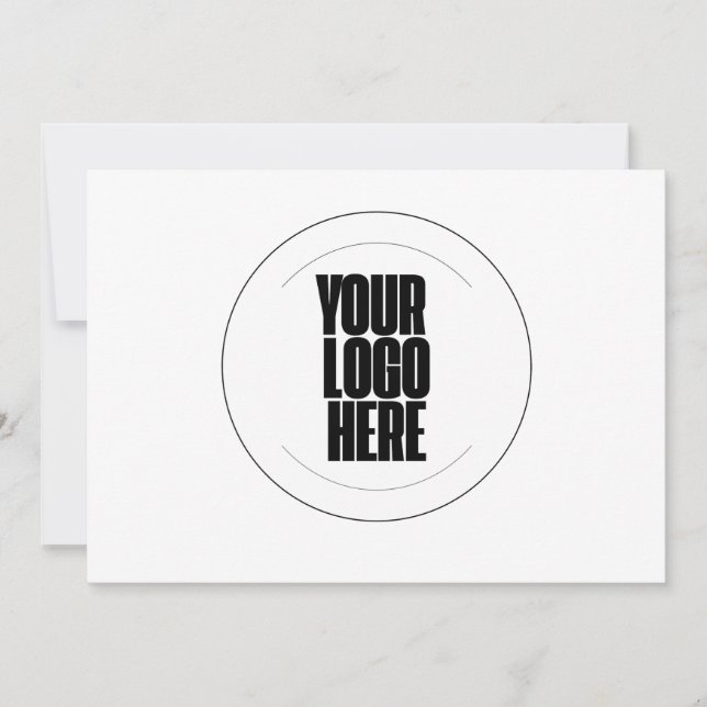 Your Logo Here Tableware > Paper Cups Invitation (Front)