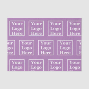 Your Logo Here Template Lavender Tissue Paper