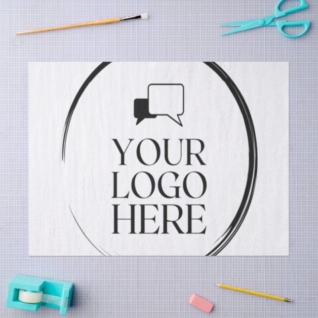 Your Logo Here Tissue Paper (Craft)