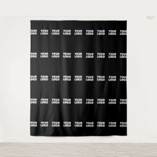 Your Logo   Horizontally Tiled Stripe Pattern  Tapestry