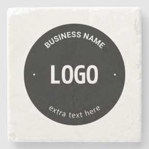 Your Logo, Image or Design & Editable Text Stone Coaster
