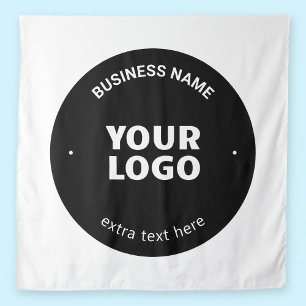 Your Logo, Image or Design & Editable Text Tapestry