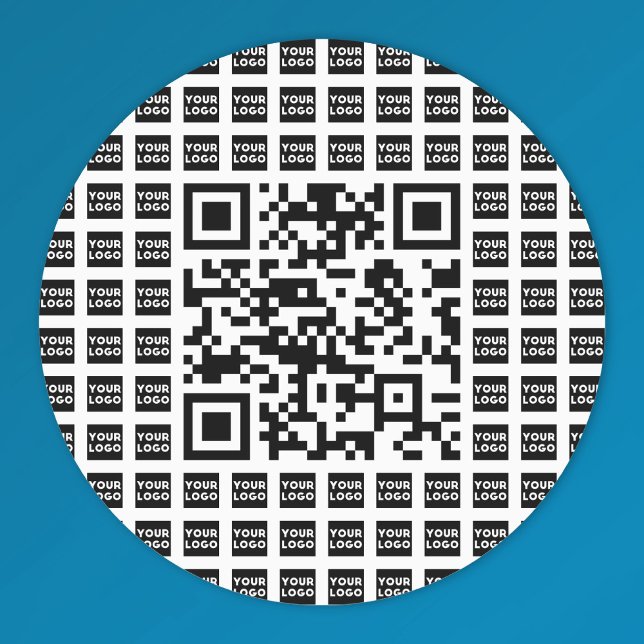 Your Logo/Image Tiled & Editable Scannable QR code (Creator Uploaded)