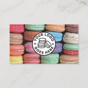 Your Logo Macaron Bakery Business Card