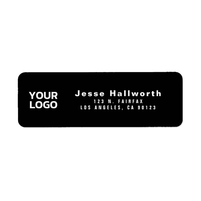 Your Logo | Modern Customizable Return Address (Front)