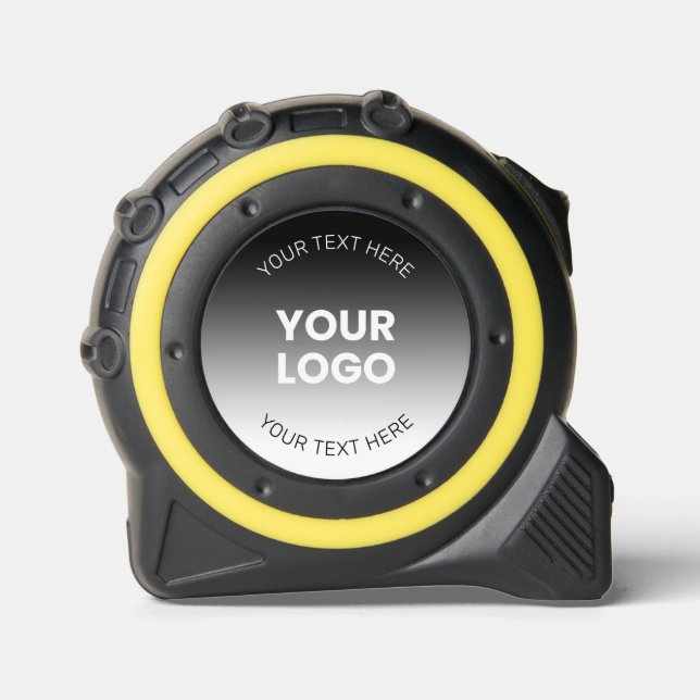 Your Logo | Modern Editable Black & White Gradient 1 (Front)