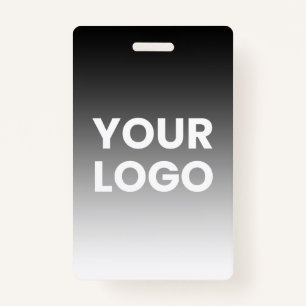 Your Logo & Modern Editable Colour Gradient Badge
