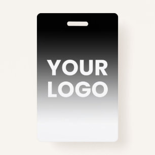 Your Logo & Modern Editable Colour Gradient Badge