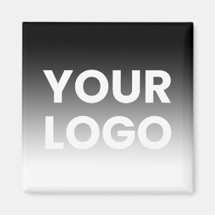 Your Logo & Modern Editable Colour Gradient Magnet