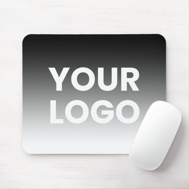 Your Logo & Modern Editable Colour Gradient Mouse Pad (With Mouse)