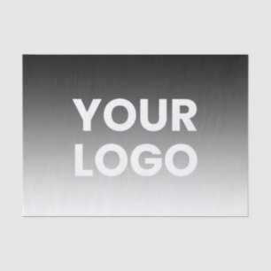 Your Logo & Modern Editable Colour Gradient Tissue Paper