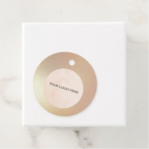 Your Logo Modern Gold Shimmer Price Tags