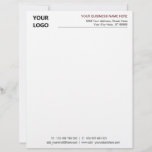 Your Logo Name Colours Personalized Letterhead<br><div class="desc">Simple Personalized Your Business Office Letterhead with Logo - Add Your Logo - Image / Business Name - Company / Address / Contact Information - Website / E-mail / Phone - Resize and move or remove and add elements / image with customization tool. Choose / add your favourite text -...</div>