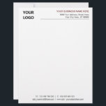 Your Logo Name Colours Personalized Letterhead<br><div class="desc">Simple Personalized Your Business Office Letterhead with Logo - Add Your Logo - Image / Business Name - Company / Address / Contact Information - Website / E-mail / Phone - Resize and move or remove and add elements / image with customization tool. Choose / add your favourite text -...</div>