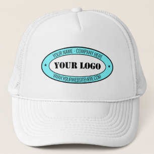 Your Logo Name Promotional Personalized Stamp Trucker Hat