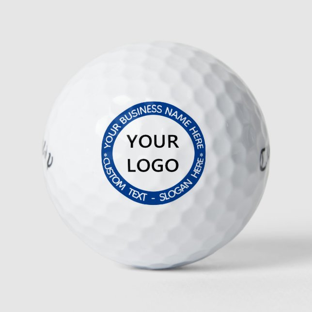 Your Logo Name Text Colours Personalized Golf Ball (Front)