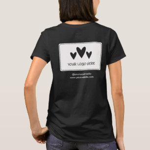 Your Logo Name & Title Pocket Area T-Shirt