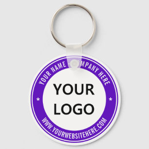 Your Logo Name Website Colour Promotional Keychain