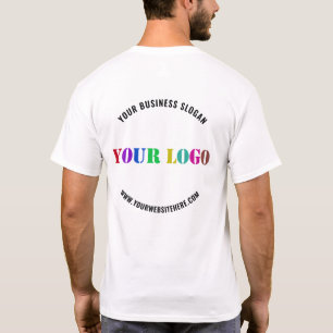 Your Logo Name Website Company T-Shirt Promotional