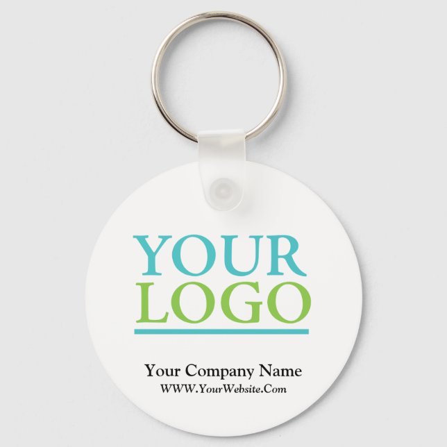 Your Logo, Name & Website Promo Keychain (Front)