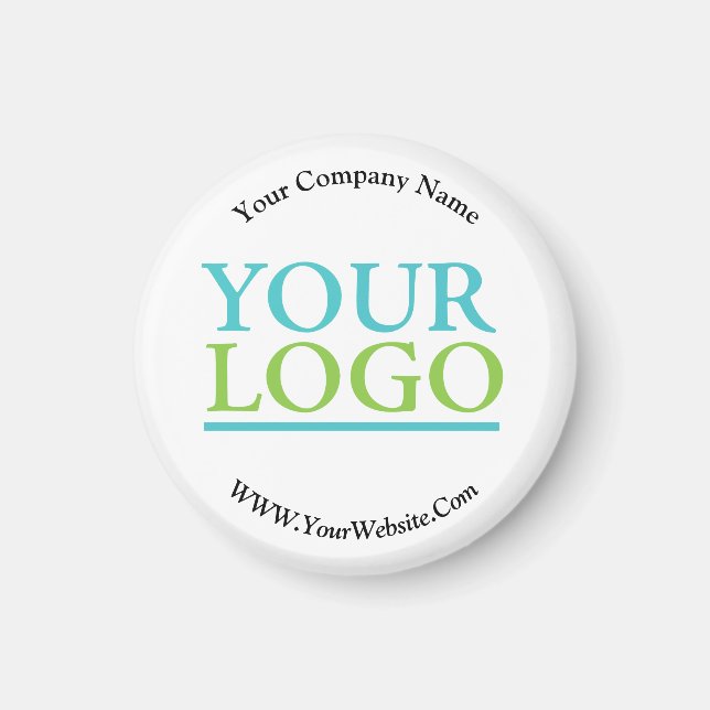 Your Logo, Name & Website Promo Magnet (Front)