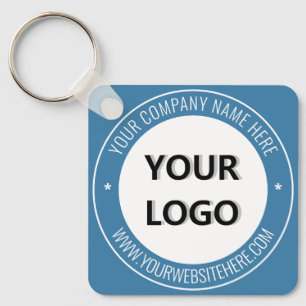 Your Logo Name Website Promotion Business Keychain