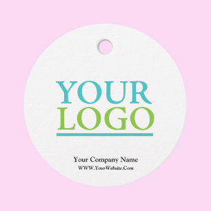 Your Logo, Name & Website Promotional Favour Tags